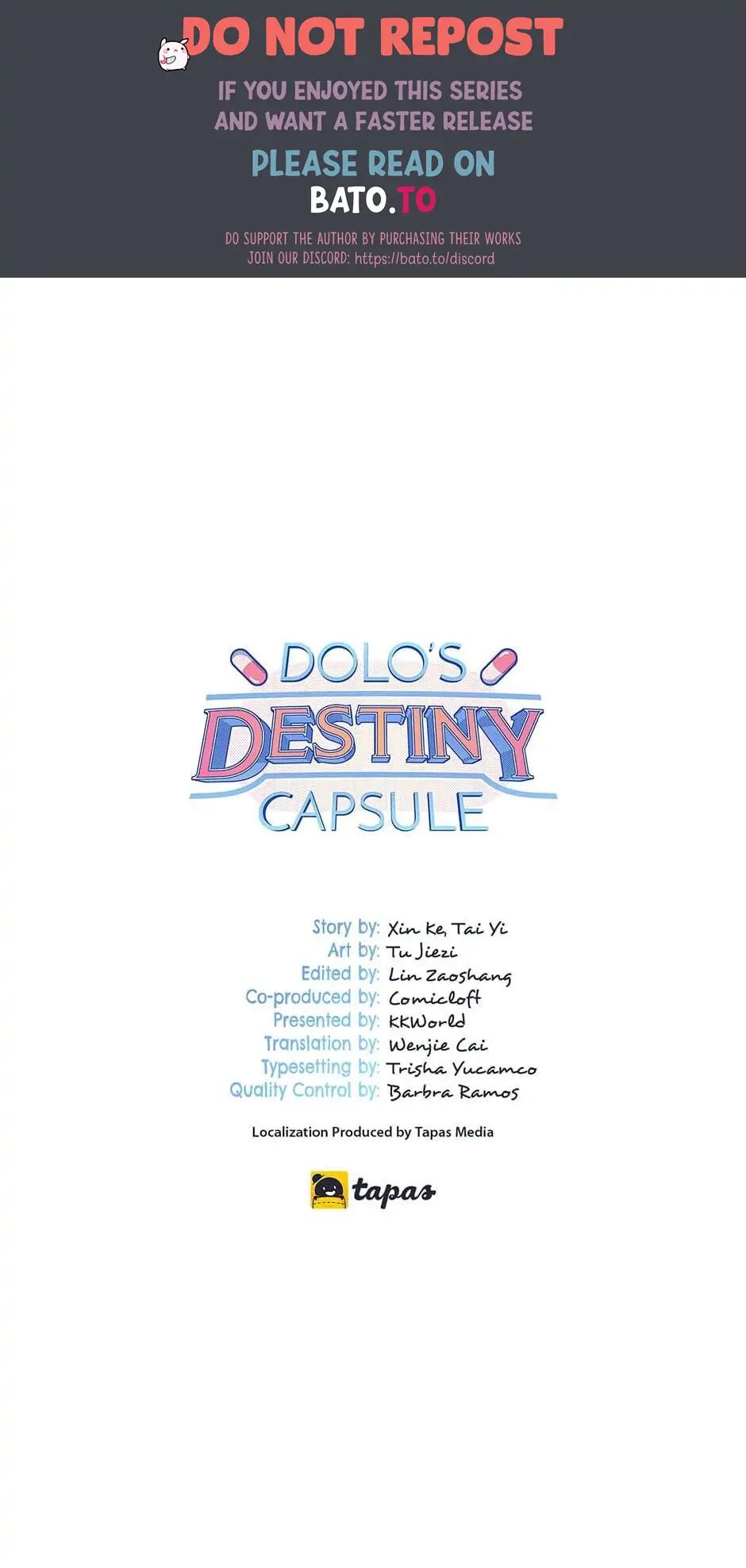 DOLO’s Destiny Pill Chapter 18 - page 1