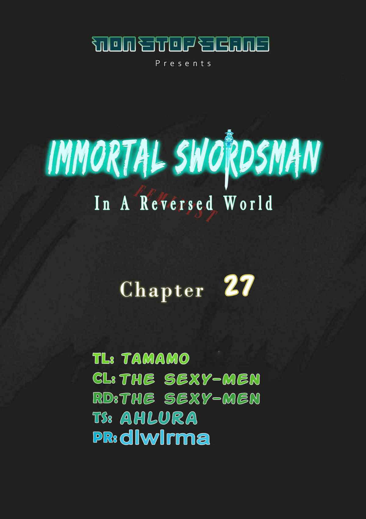 Immortal Swordsman in The Reverse World Chapter 27 - page 1