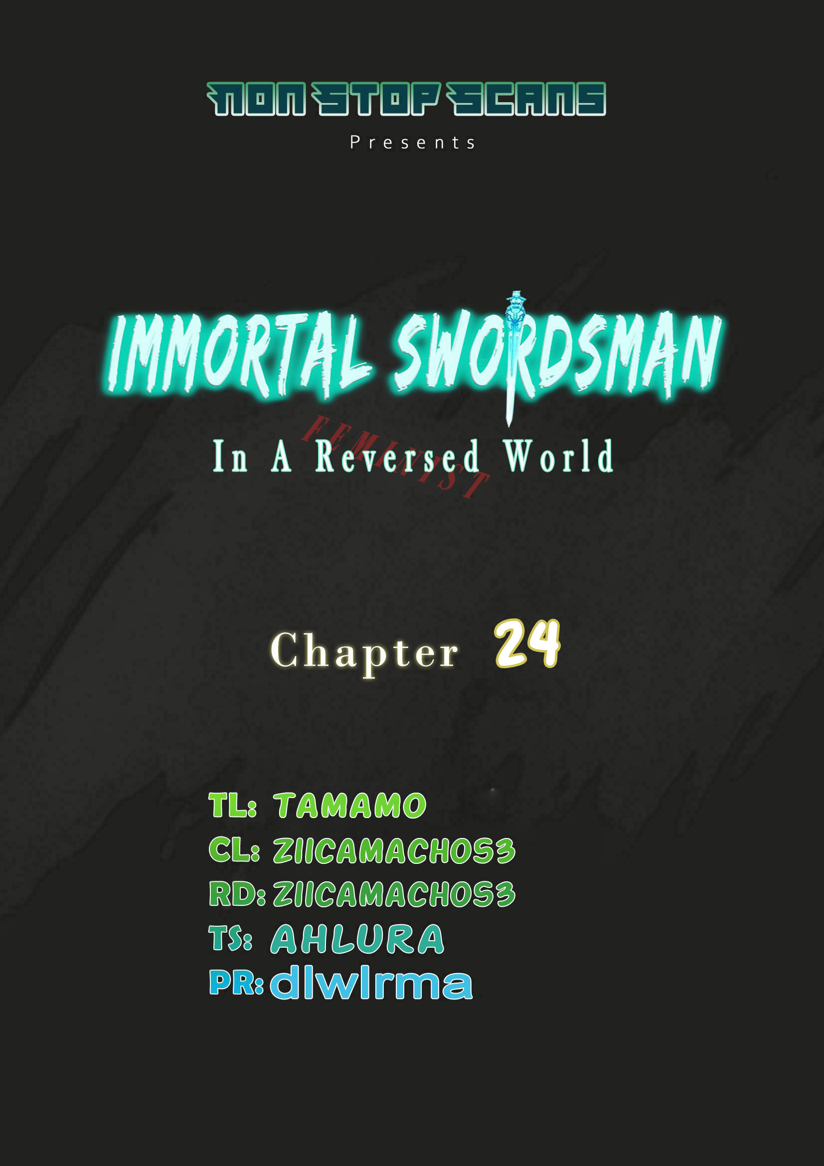 Immortal Swordsman in The Reverse World Chapter 24 - page 1