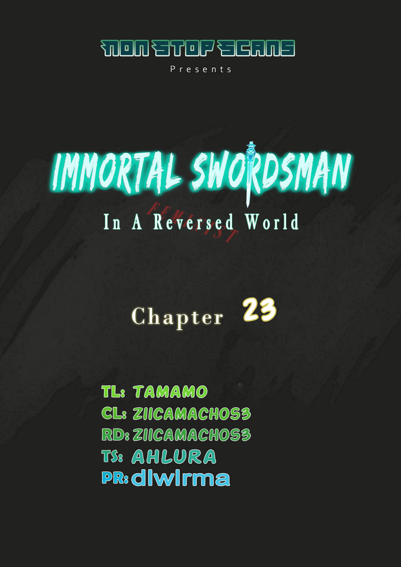 Immortal Swordsman in The Reverse World Chapter 23 - page 1