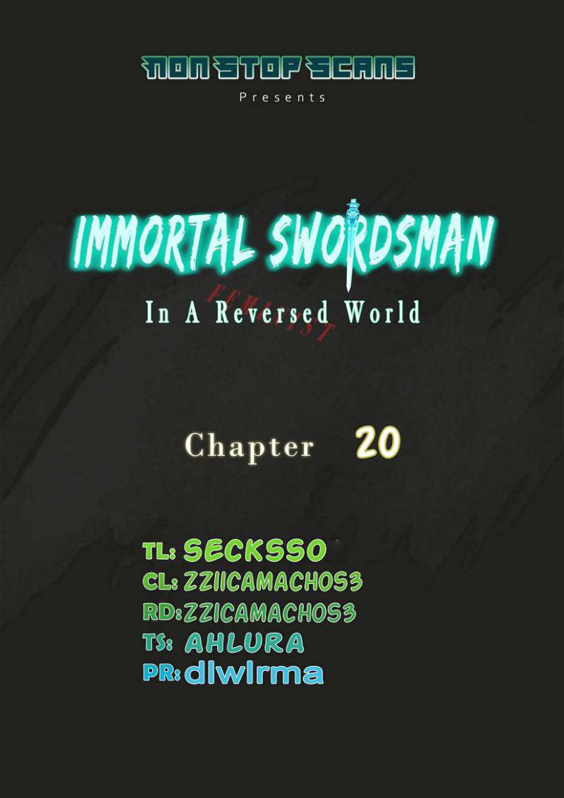 Immortal Swordsman in The Reverse World Chapter 20 - page 1