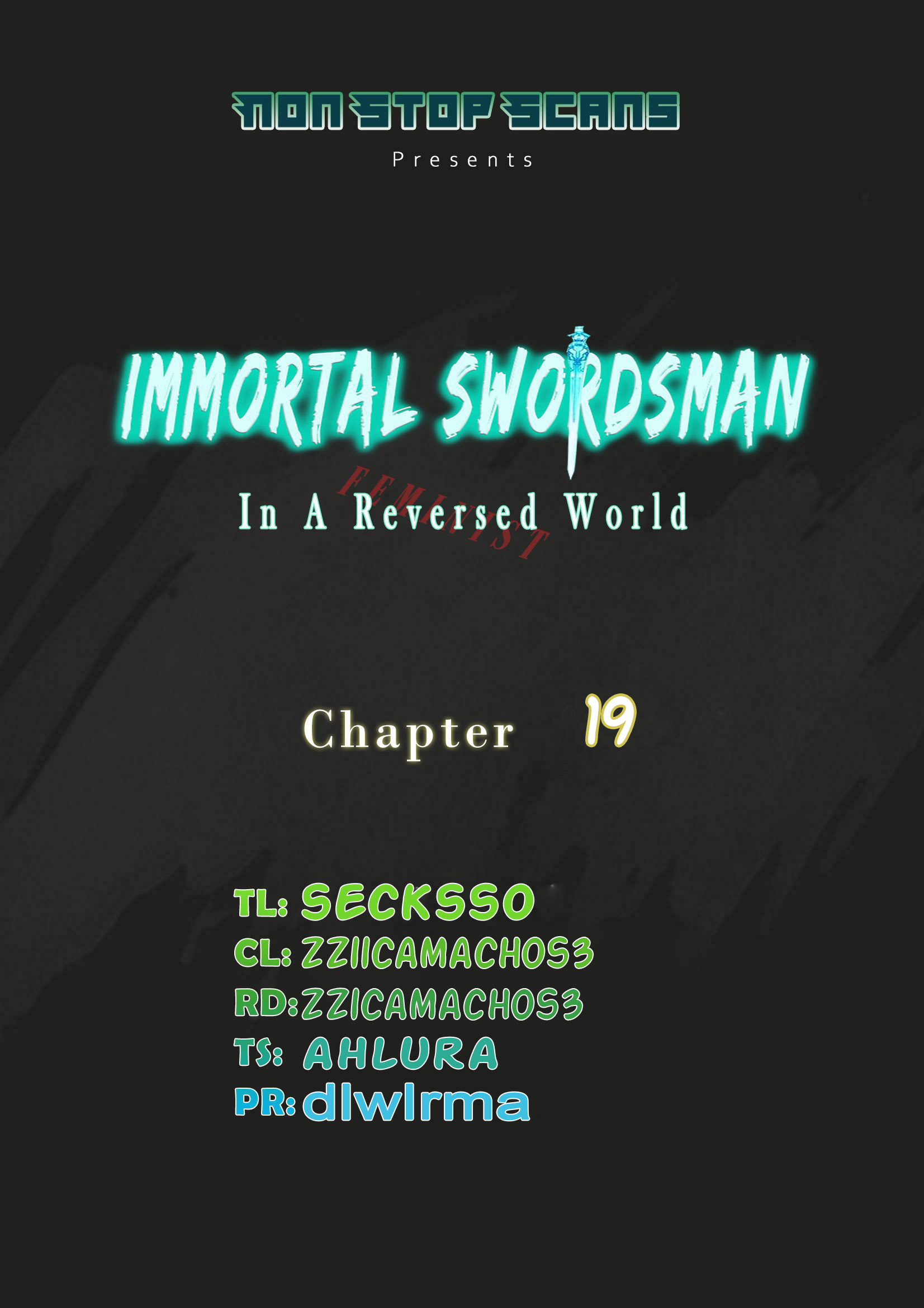 Immortal Swordsman in The Reverse World Chapter 19 - page 1