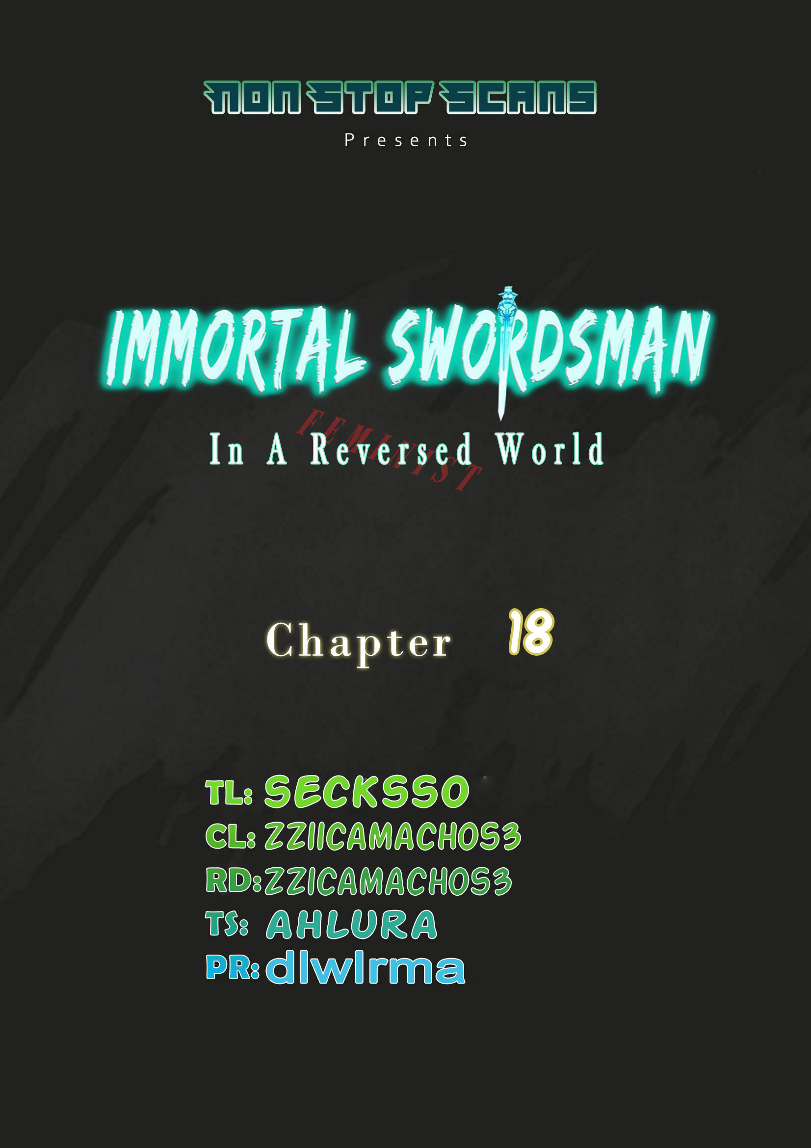 Immortal Swordsman in The Reverse World Chapter 18 - page 1