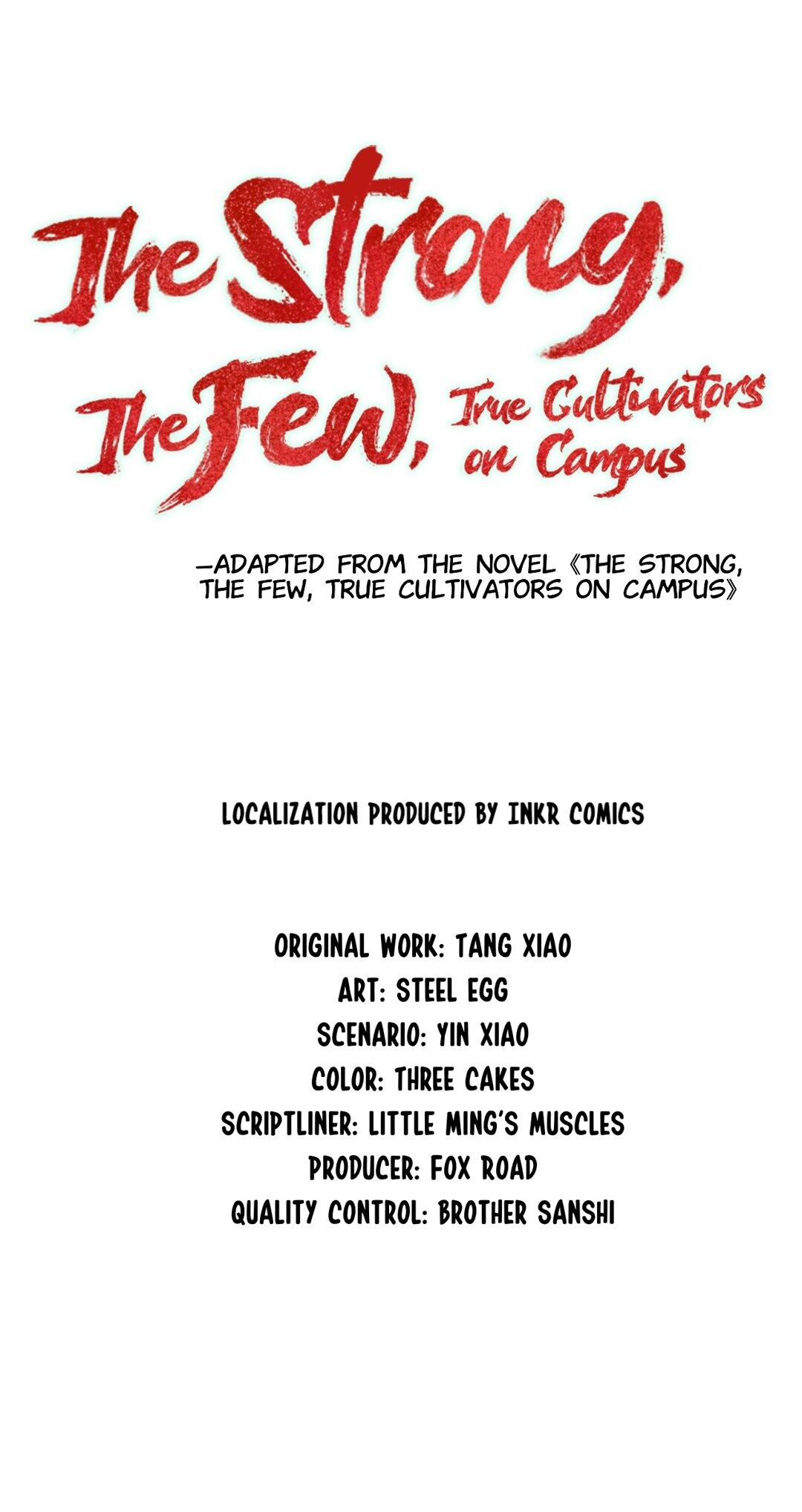 The Strong, The Few, True Cultivators on Campus Chapter 1 - page 2