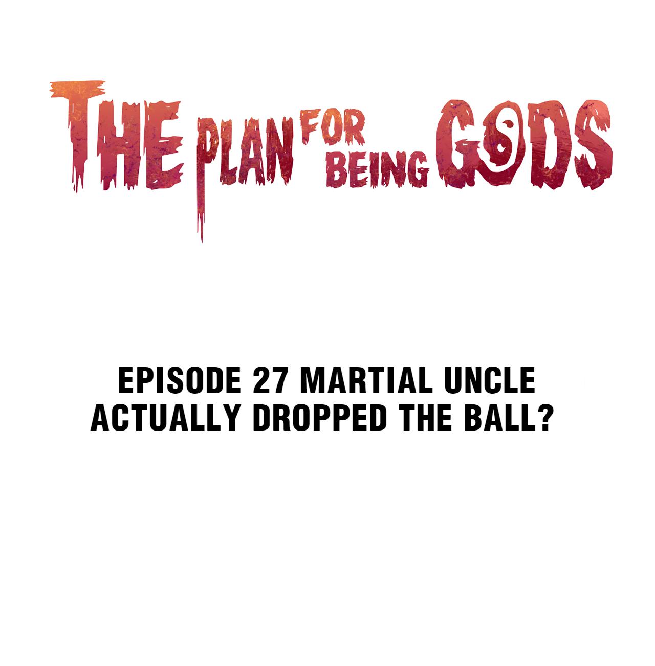 The Plan For Being Gods chapter 27 - page 1