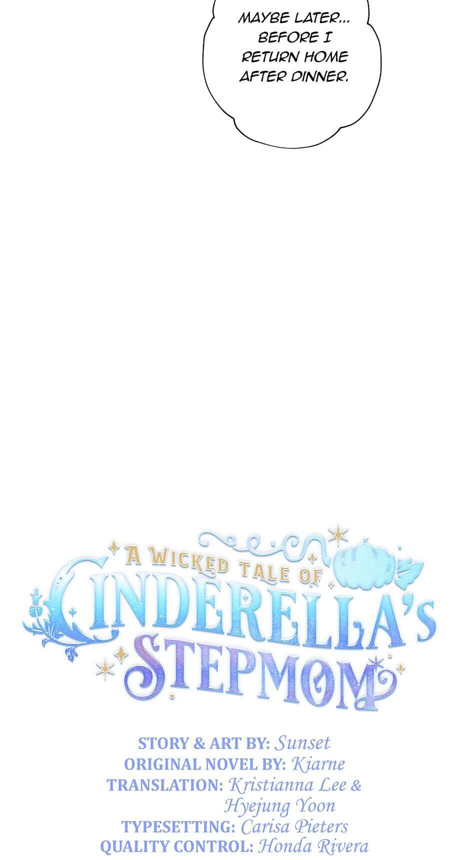 A Wicked Tale of Cinderella's Stepmom chapter 5 - page 3