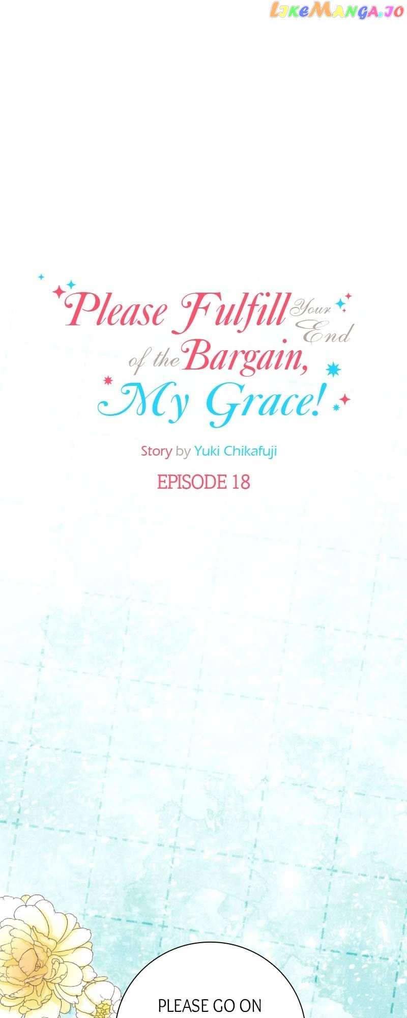 Please Fulfill Your End of the Bargain, My Grace! Chapter 18 - page 1