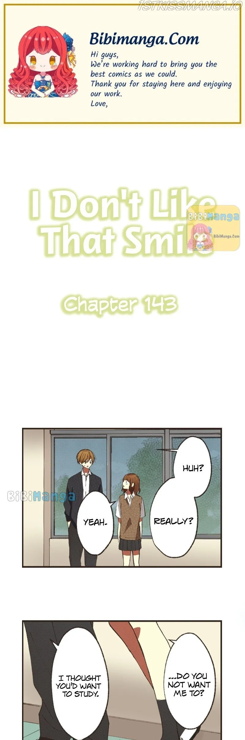 I Don’t Like That Smile Chapter 143 - page 1