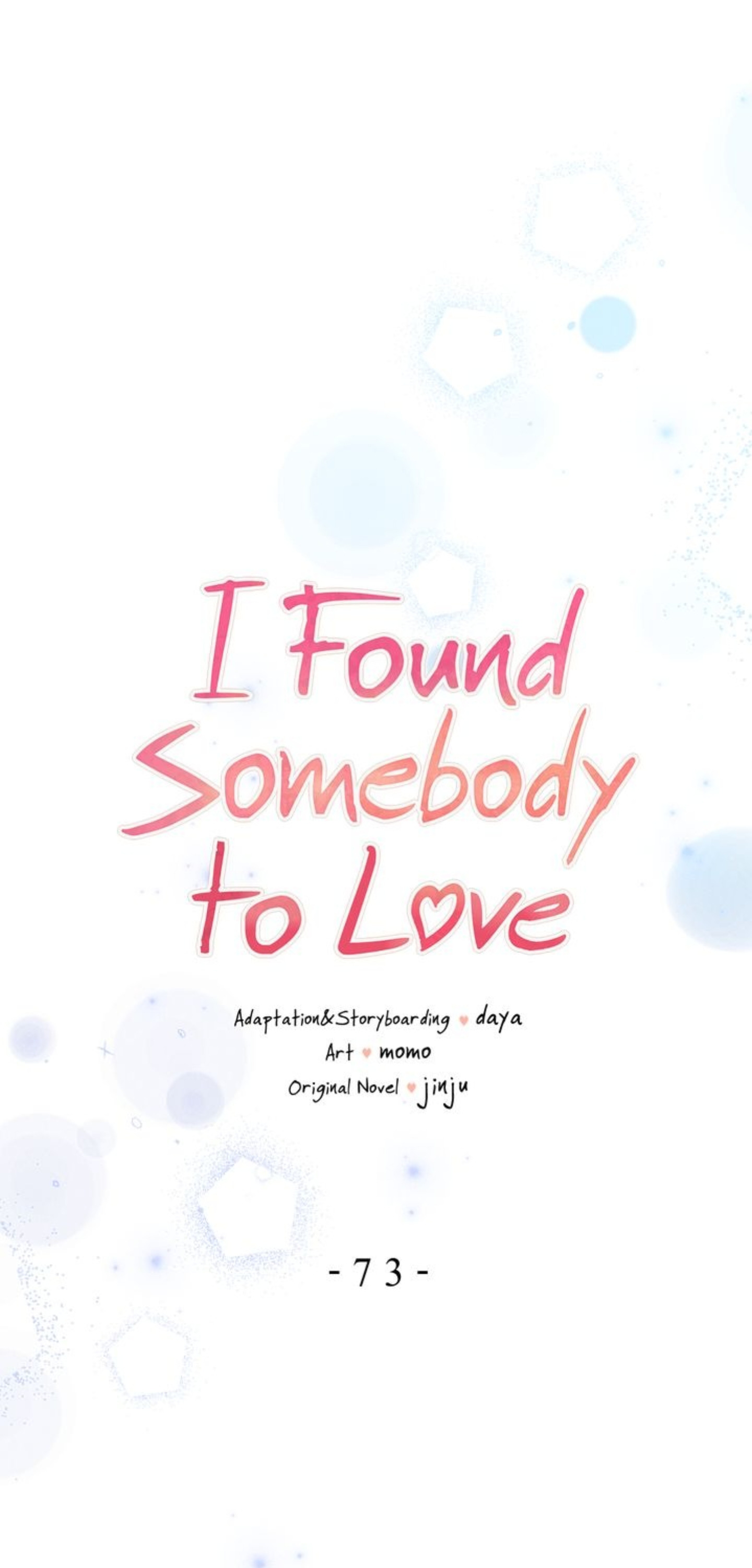 I Found Somebody to Love Chapter 73 - page 1