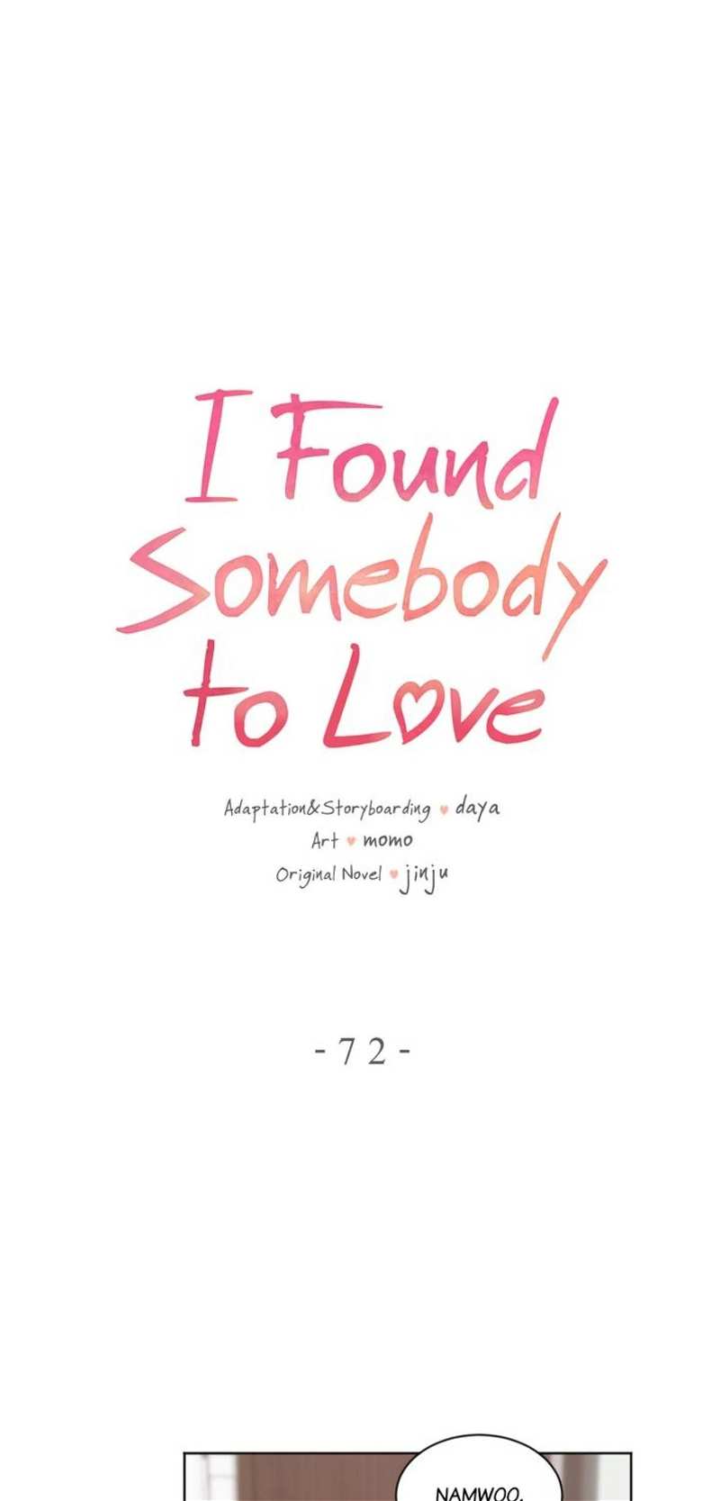 I Found Somebody to Love Chapter 72 - page 1