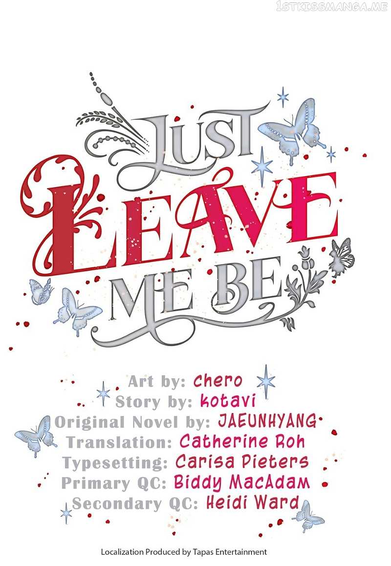 Just Leave Me Be Chapter 104 - page 1
