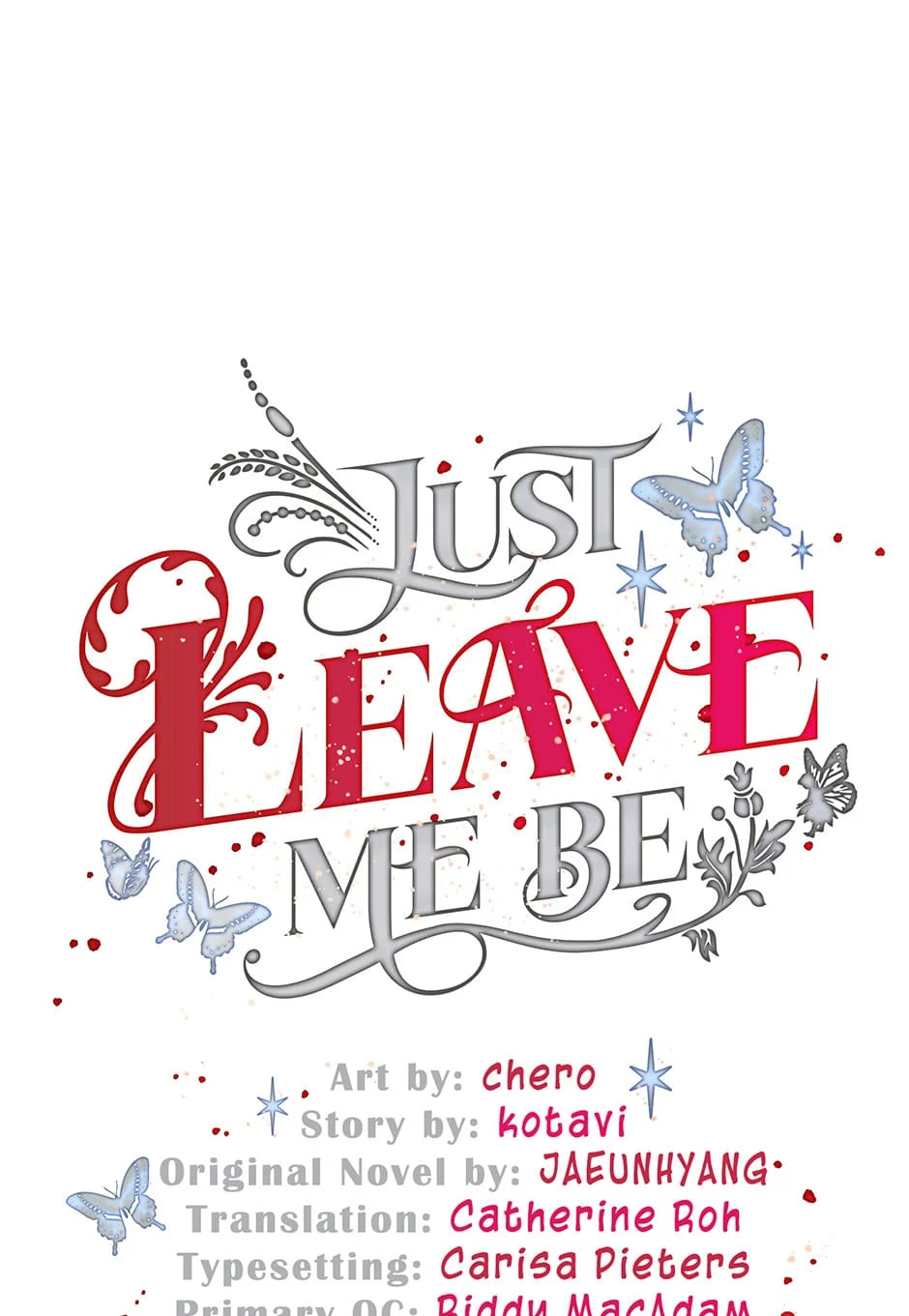 Just Leave Me Be Chapter 101 - page 1