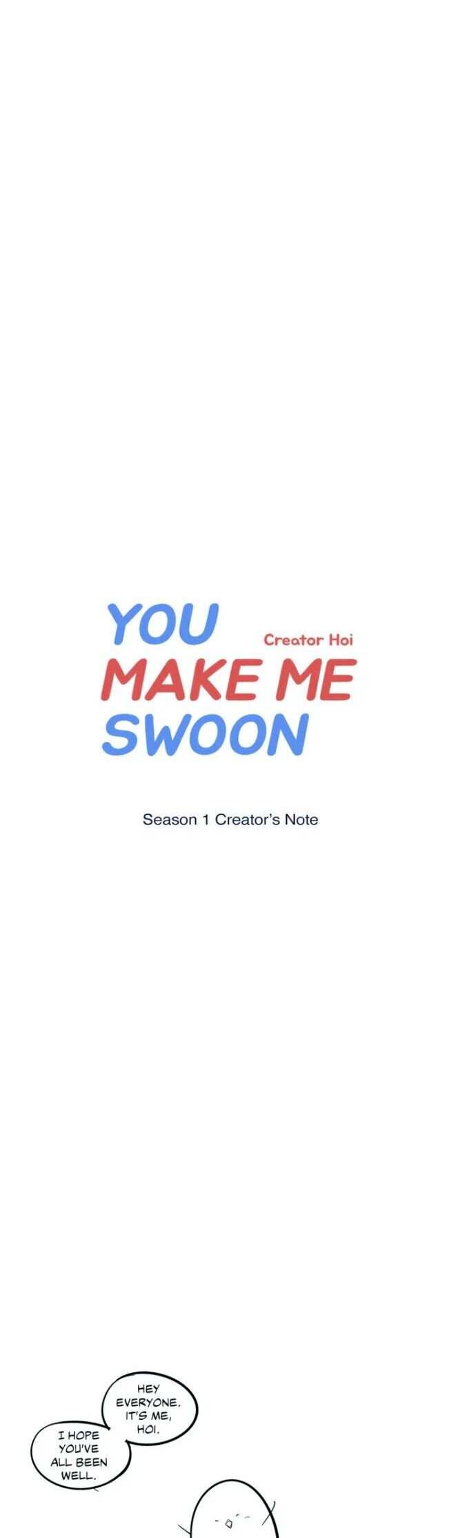 You Make Me Swoon Chapter 41 - page 1