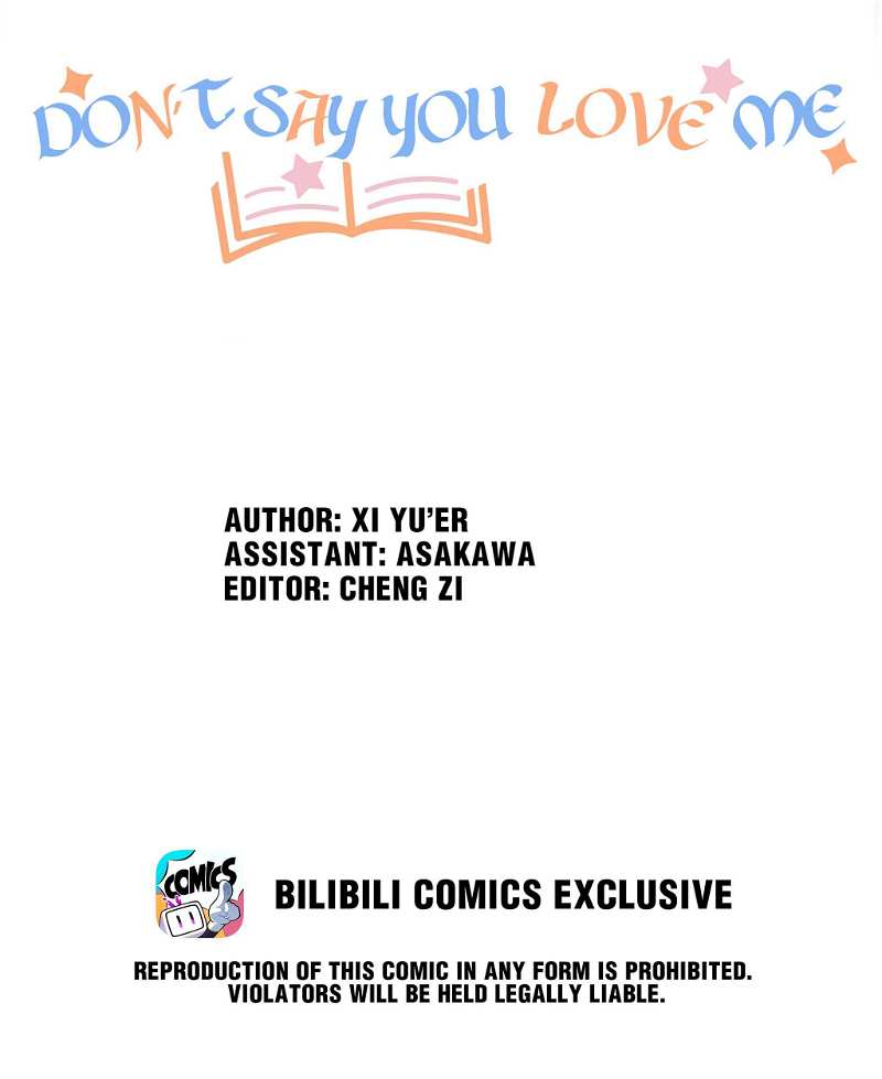 Don’t Say You Love Me Chapter 3 - page 2