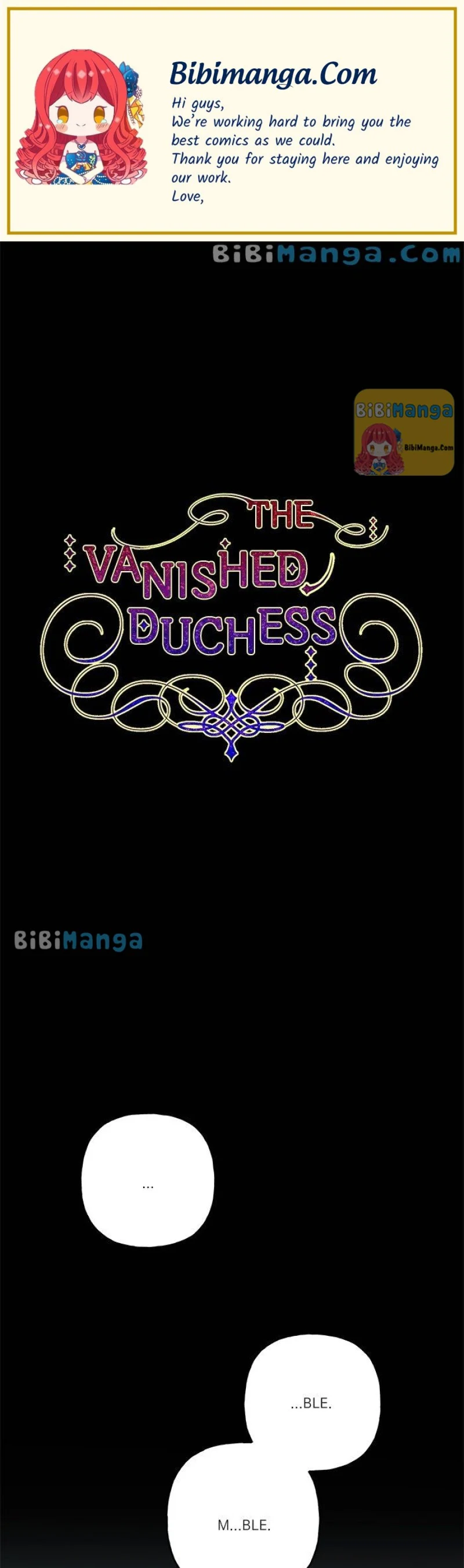 The Vanished Duchess Chapter 49 - page 1