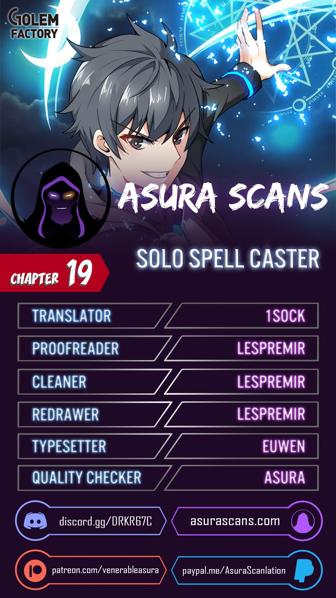 Solo Spell Caster Chapter 19 - page 1