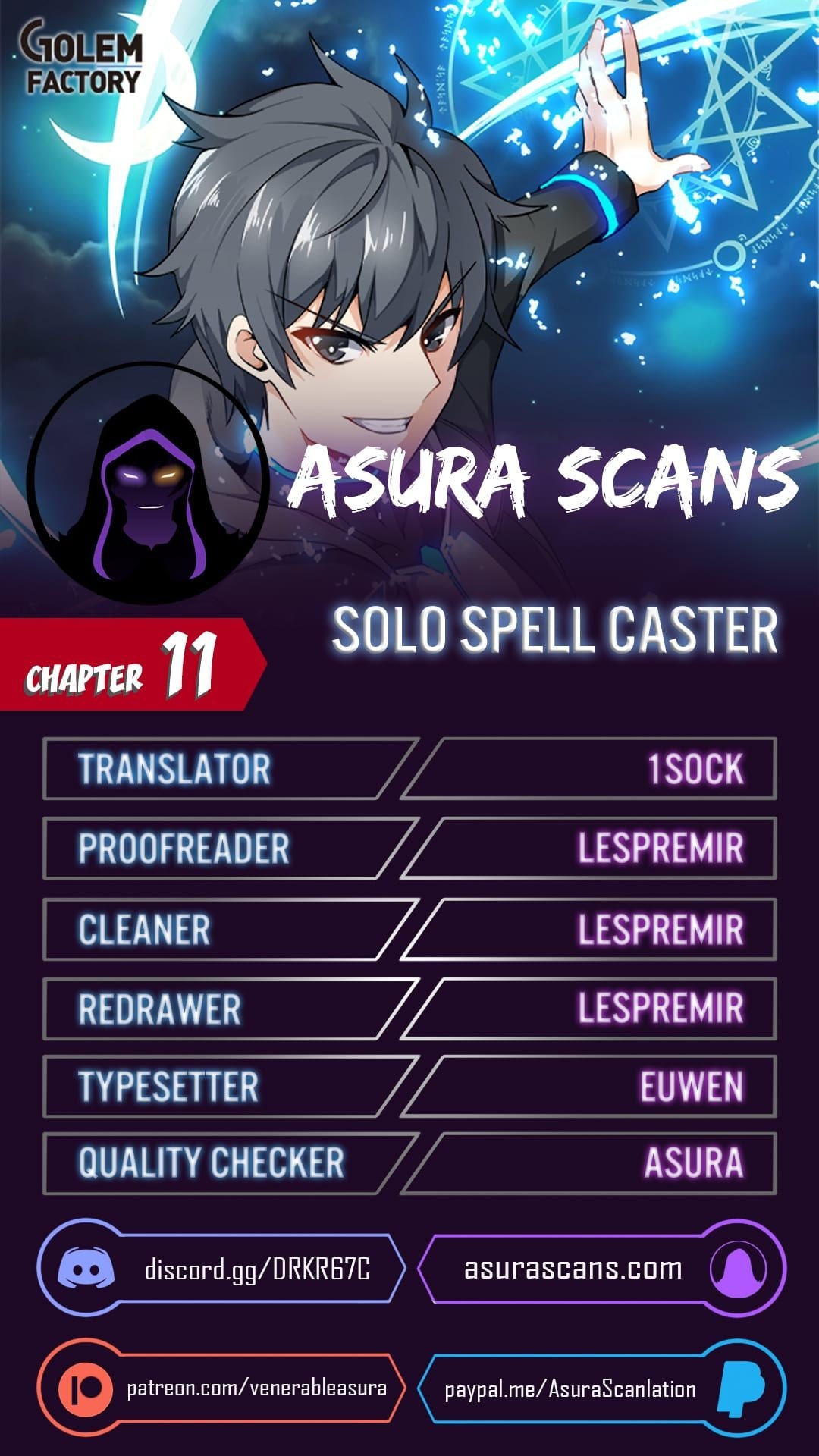 Solo Spell Caster Chapter 11 - page 1