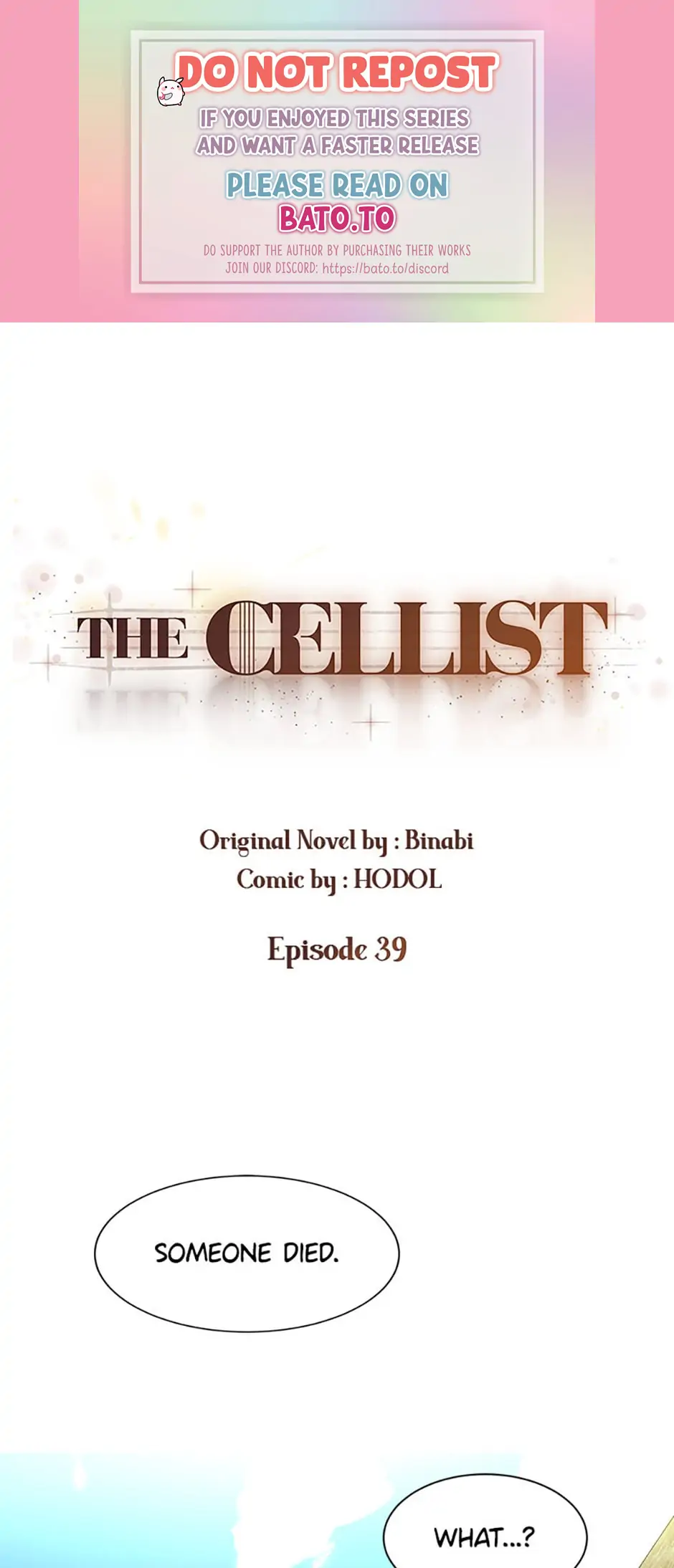 The Cellist Chapter 39 - page 1