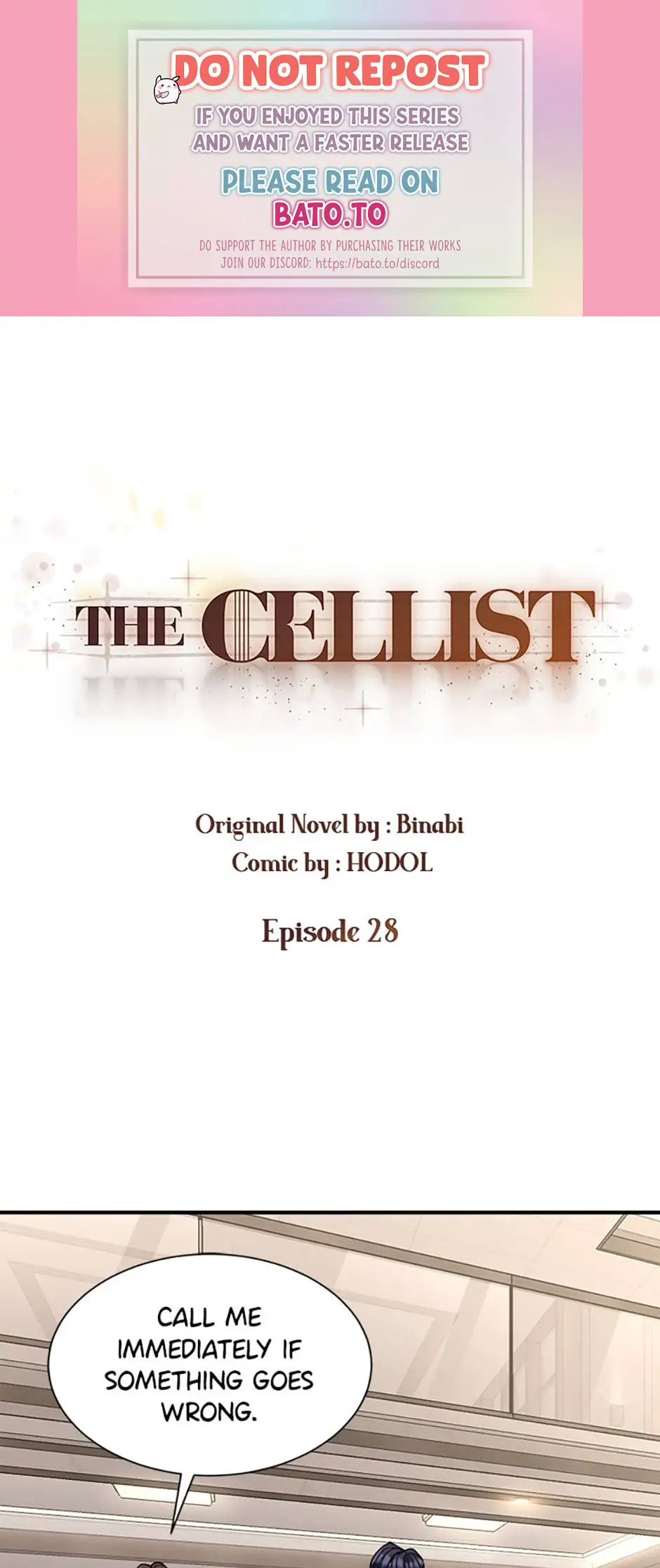 The Cellist chapter 28 - page 1