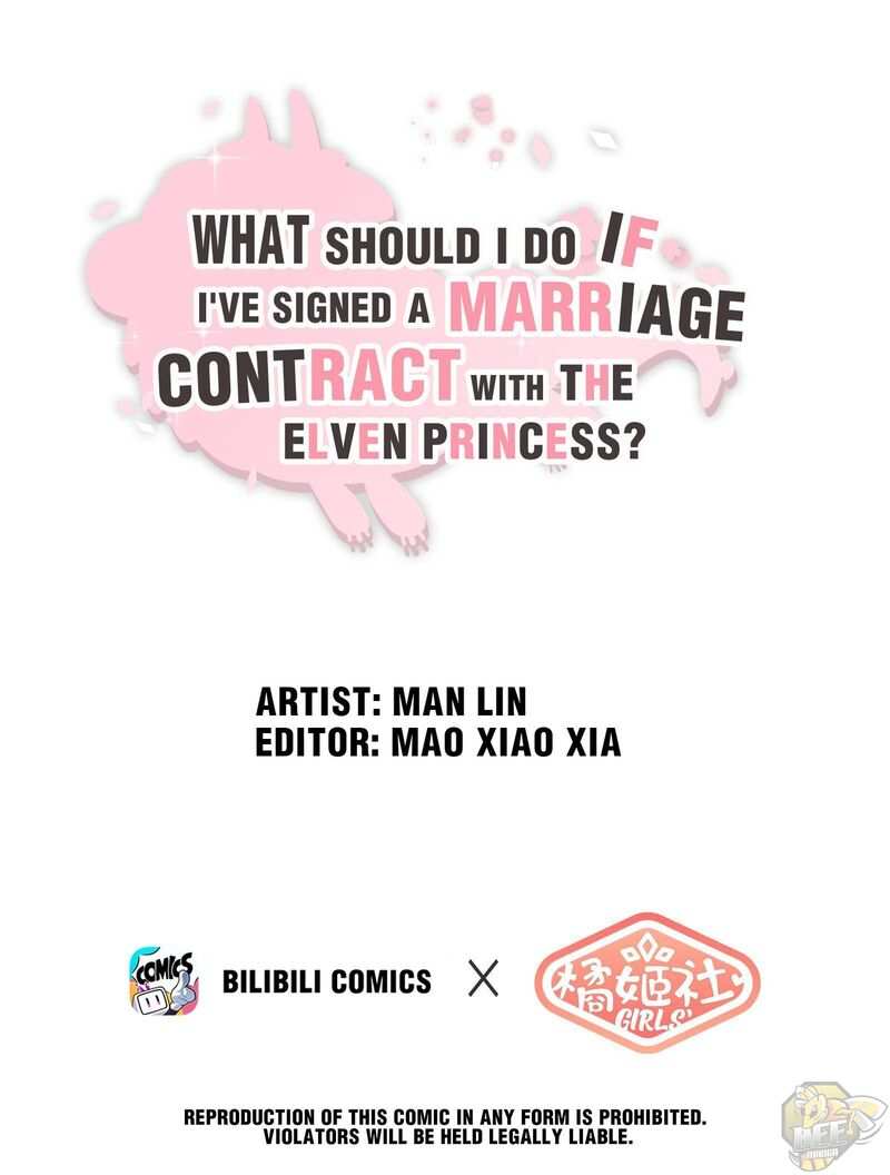 What Should I Do If I’ve Signed A Marriage Contract With The Elven Princess Chapter 13 - page 1