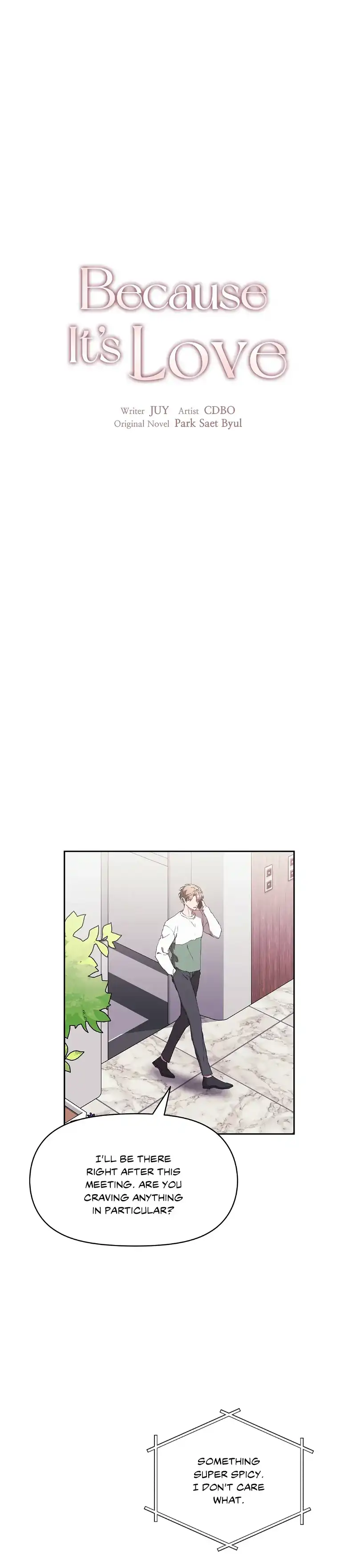 Because It’s Love Chapter 28 - page 11