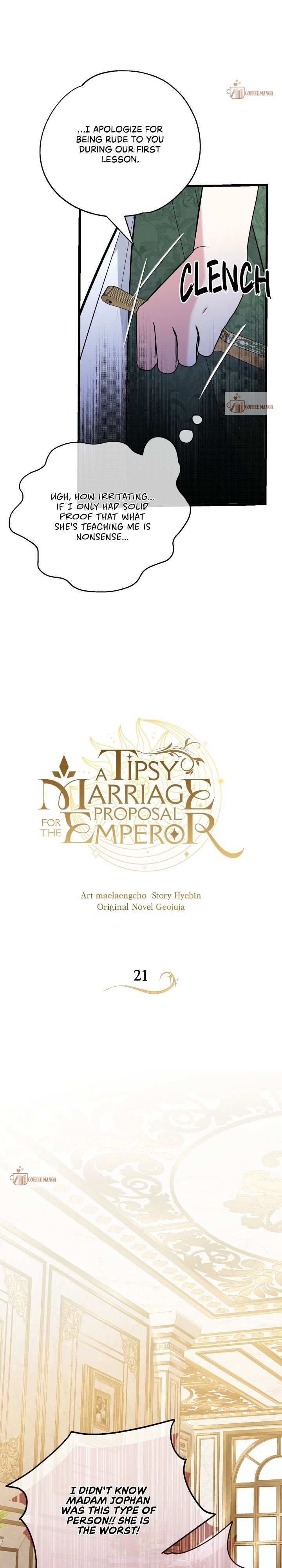 A Tipsy Marriage Proposal for the Emperor Chapter 21 - page 7