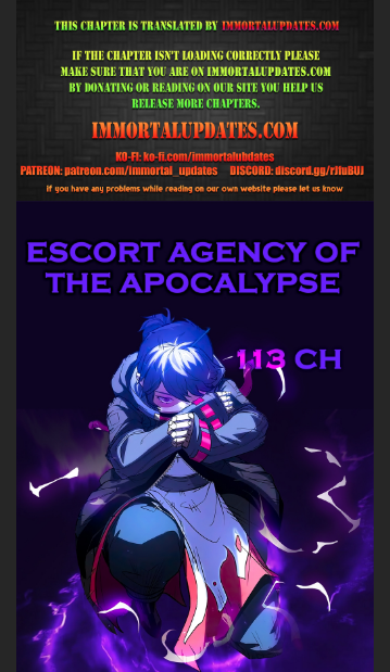 Escort Agency Of The Apocalypse Chapter 113 - page 1
