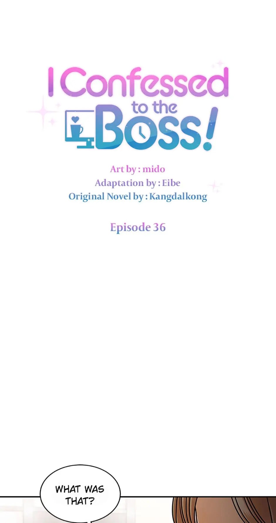 I Confessed to the Boss! Chapter 36 - page 14