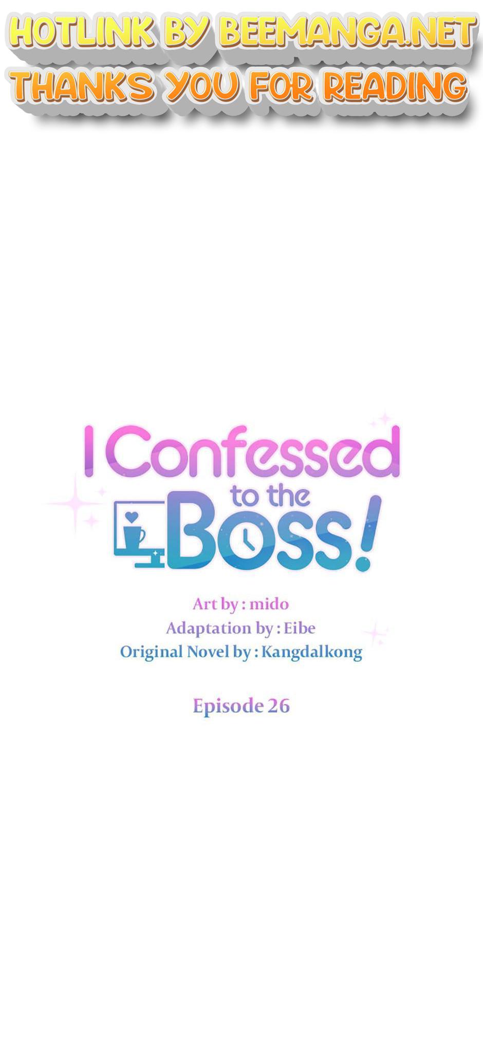 I Confessed to the Boss! Chapter 26 - page 1