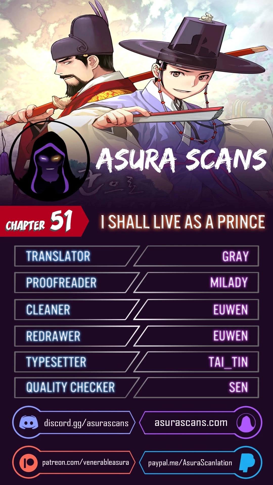 I Shall Live As a Prince chapter 51 - page 1