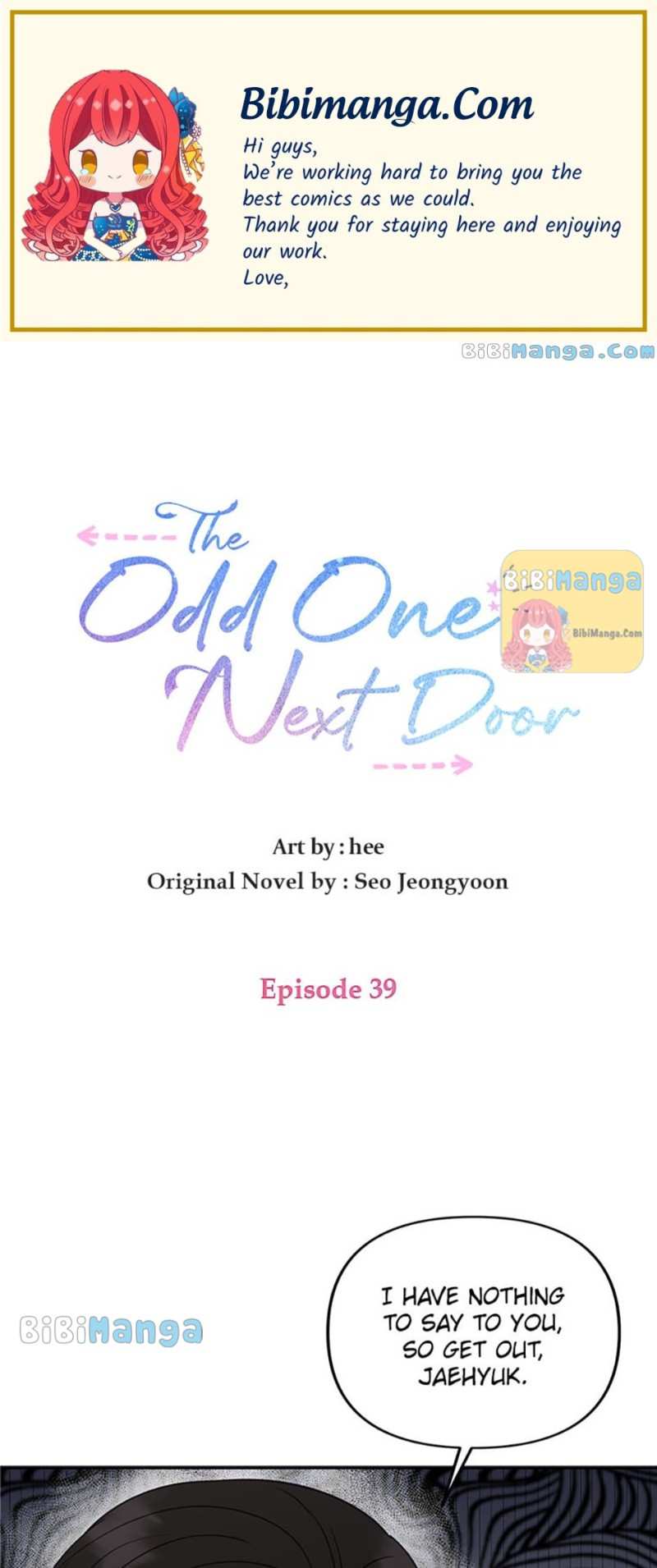 The Odd One Next Door Chapter 39 - page 1