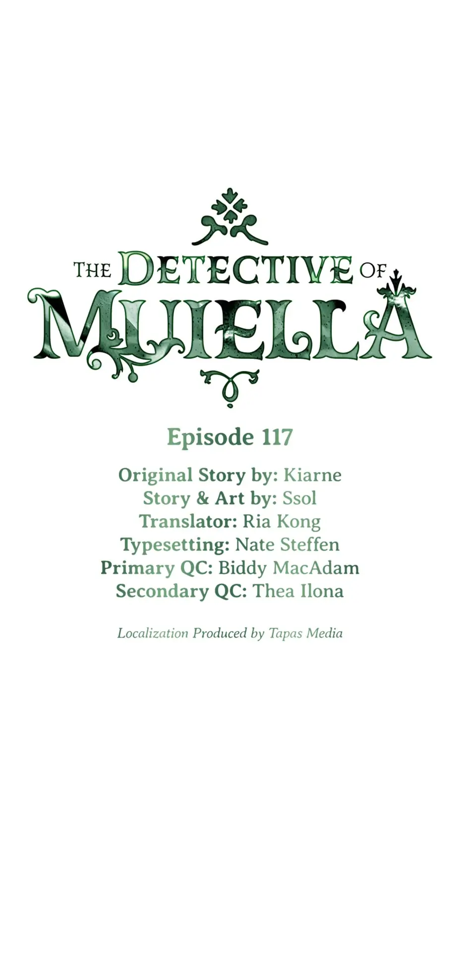 The Detective of Muiella Chapter 117 - page 1