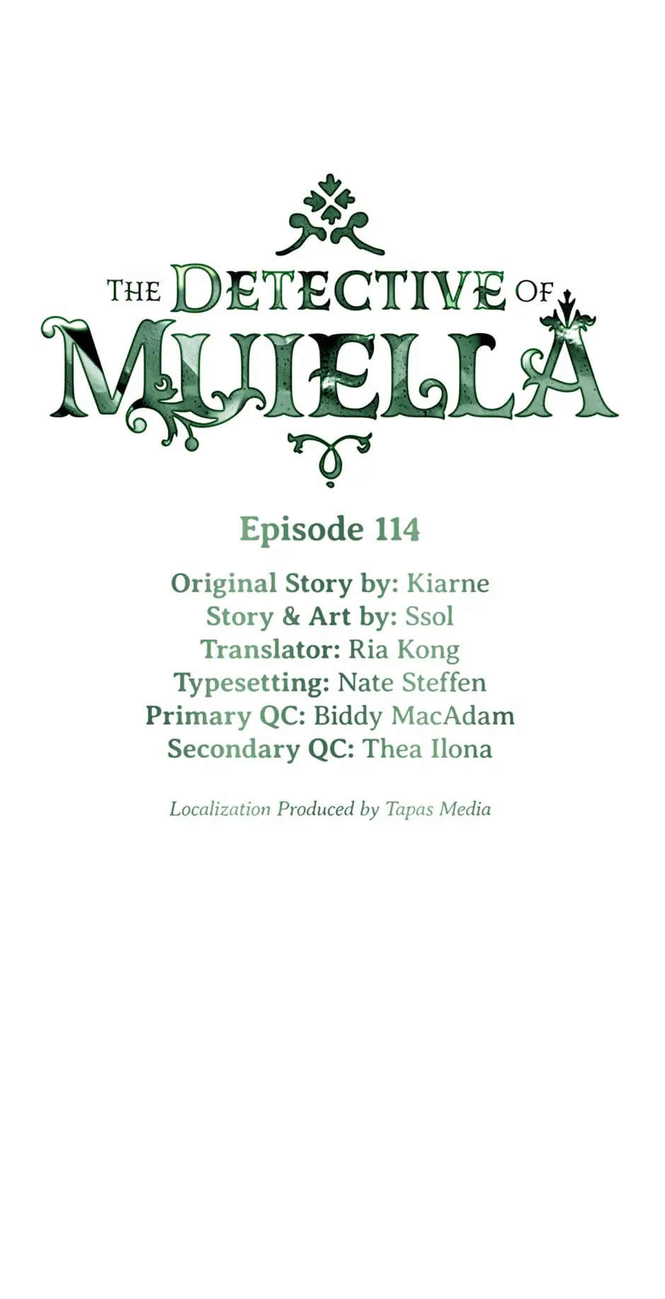 The Detective of Muiella Chapter 114 - page 1