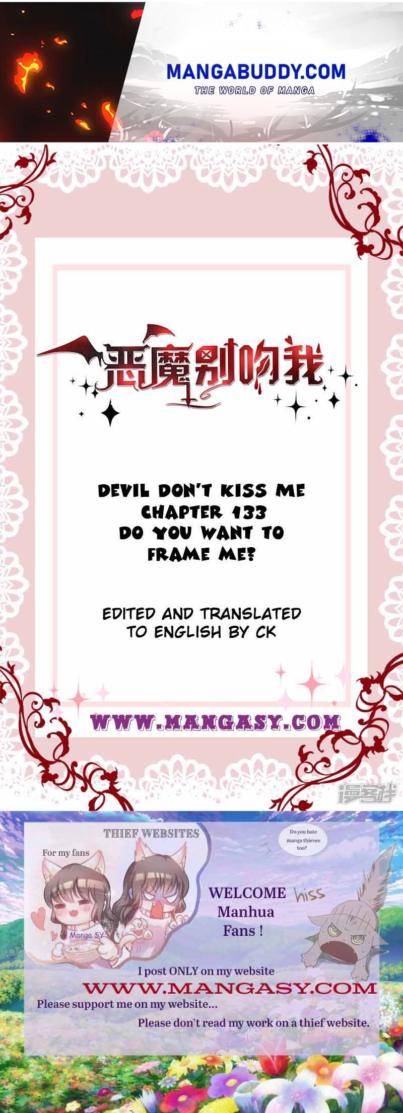 Demon Don’t Kiss Me Chapter 133 - page 1