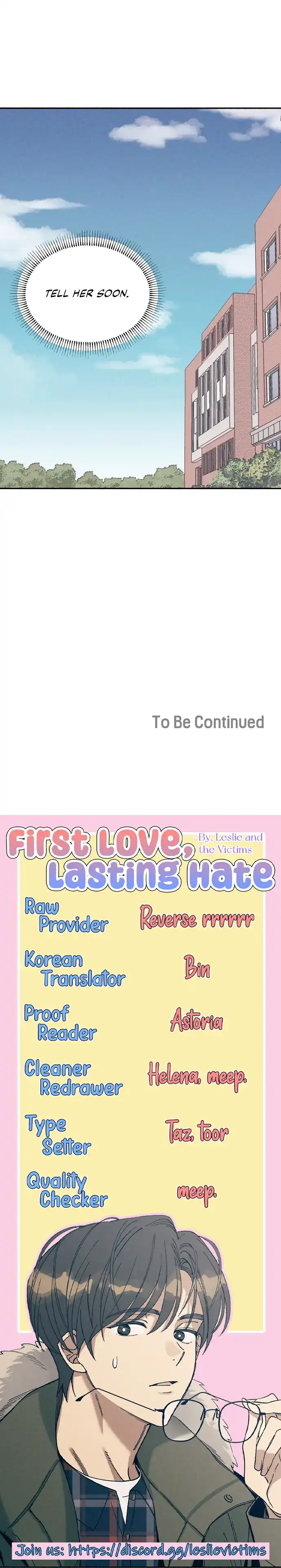 First Love, Lasting Hate Chapter 7 - page 26