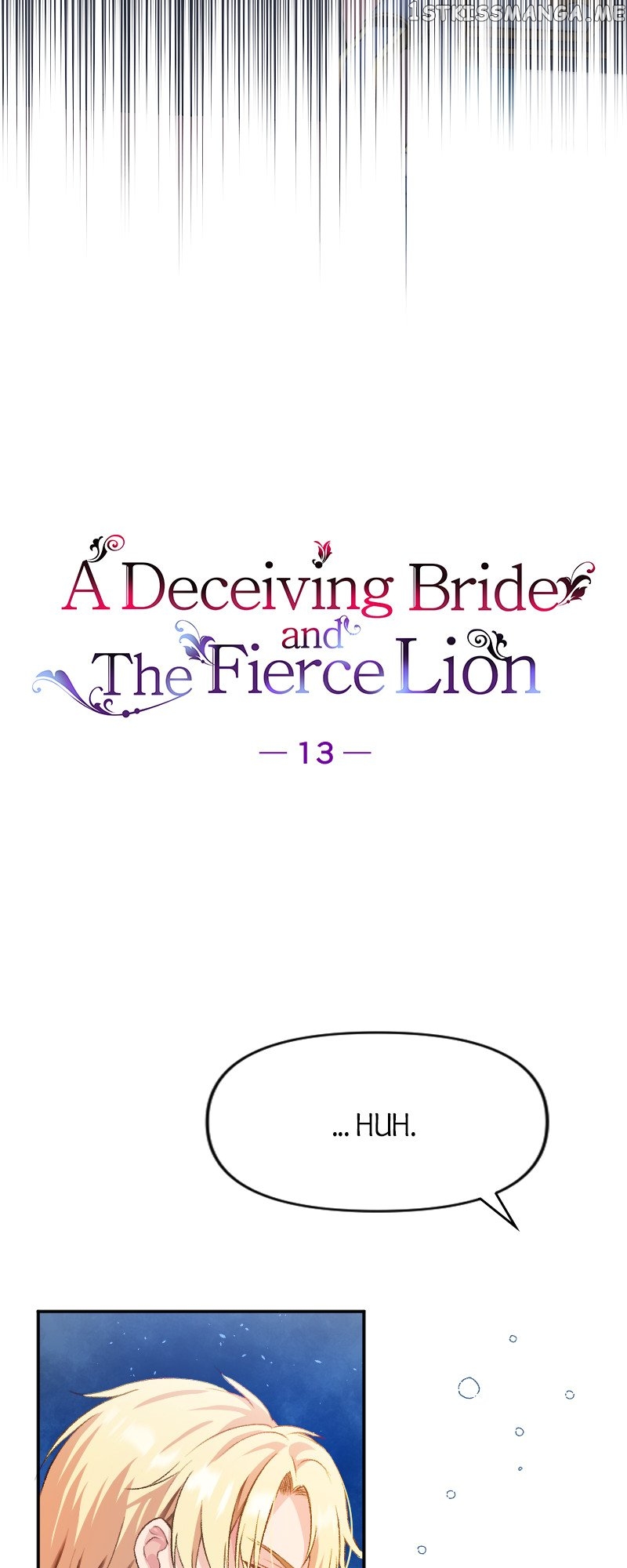 A Deceiving Bride and The Fierce Lion Chapter 13 - page 3