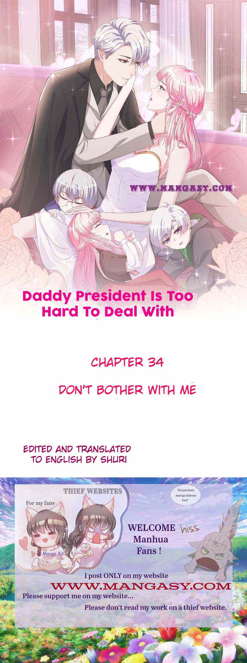 Daddy President Is Too Hard To Deal With chapter 34 - page 1