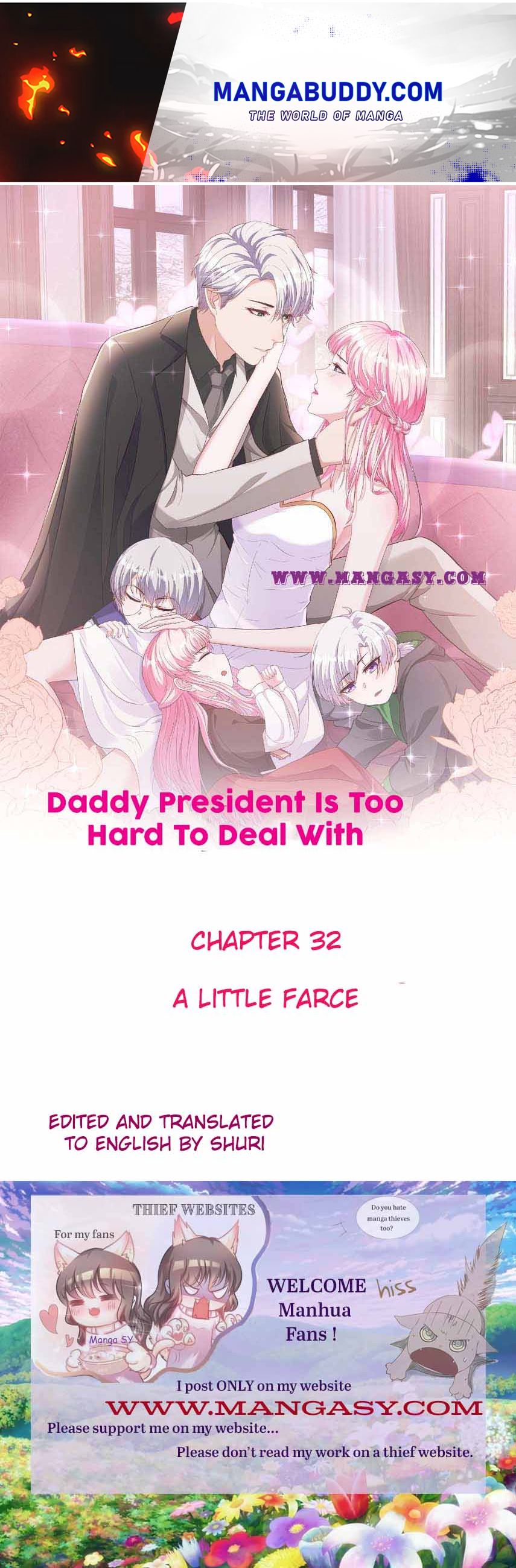 Daddy President Is Too Hard To Deal With chapter 32 - page 1