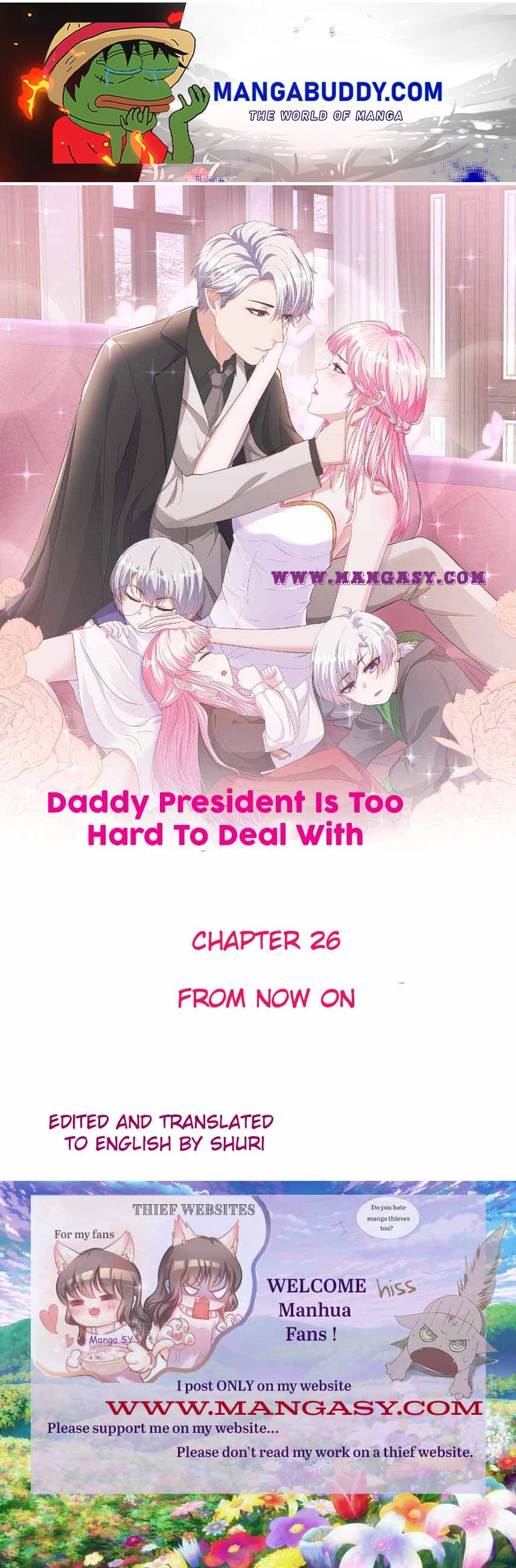 Daddy President Is Too Hard To Deal With chapter 26 - page 1