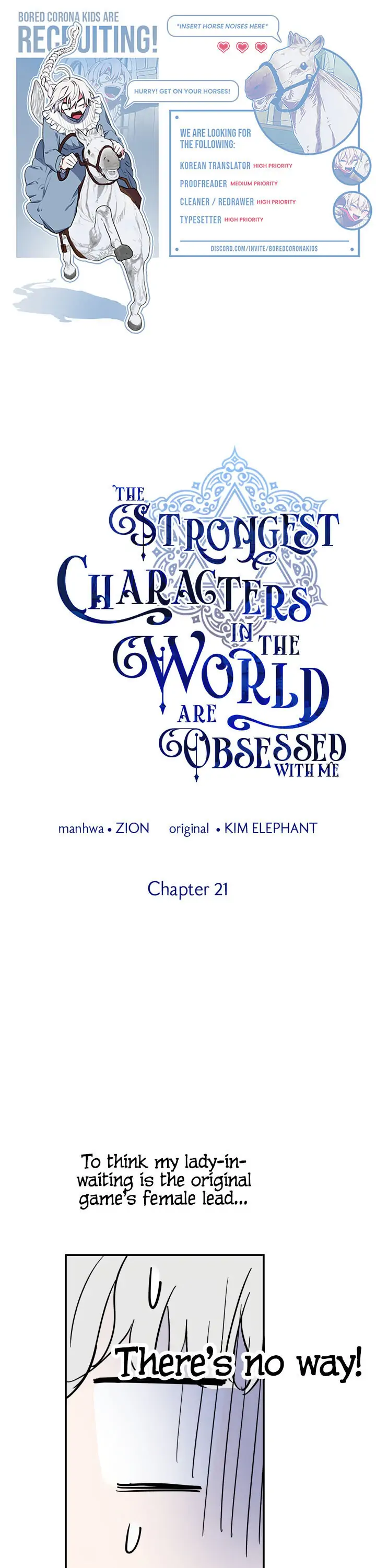 The Strongest Characters in the World are Obsessed With Me Chapter 21 - page 1