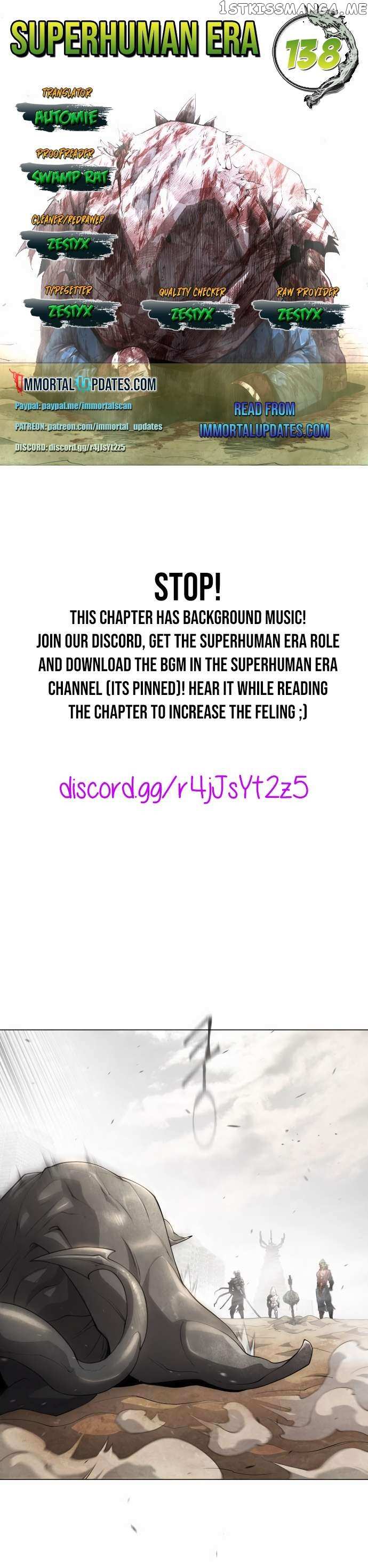 Superhuman Era Chapter 138 - page 1