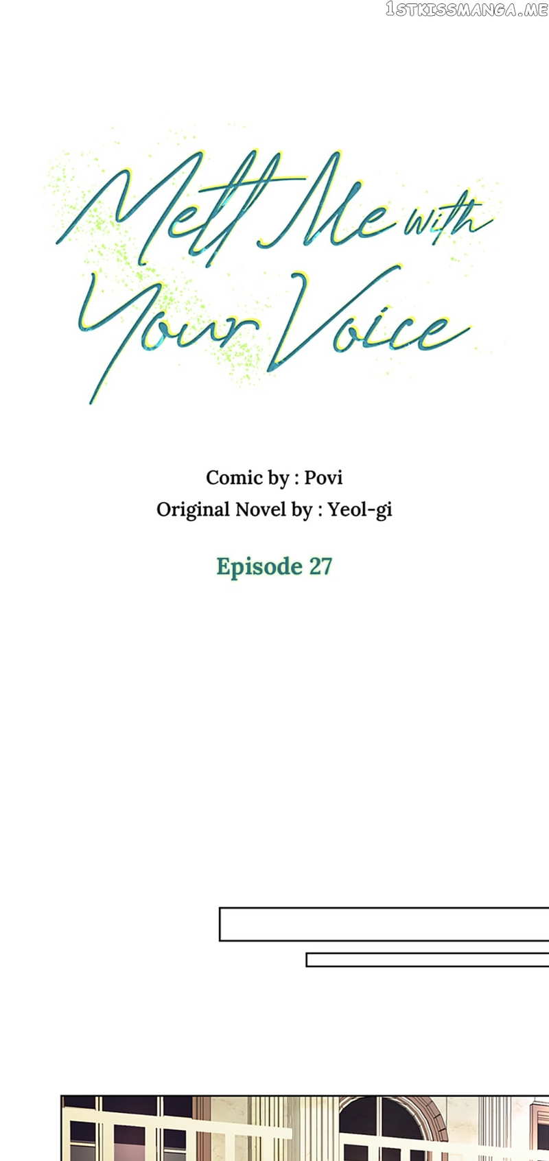 Melt Me With Your Voice Chapter 27 - page 28