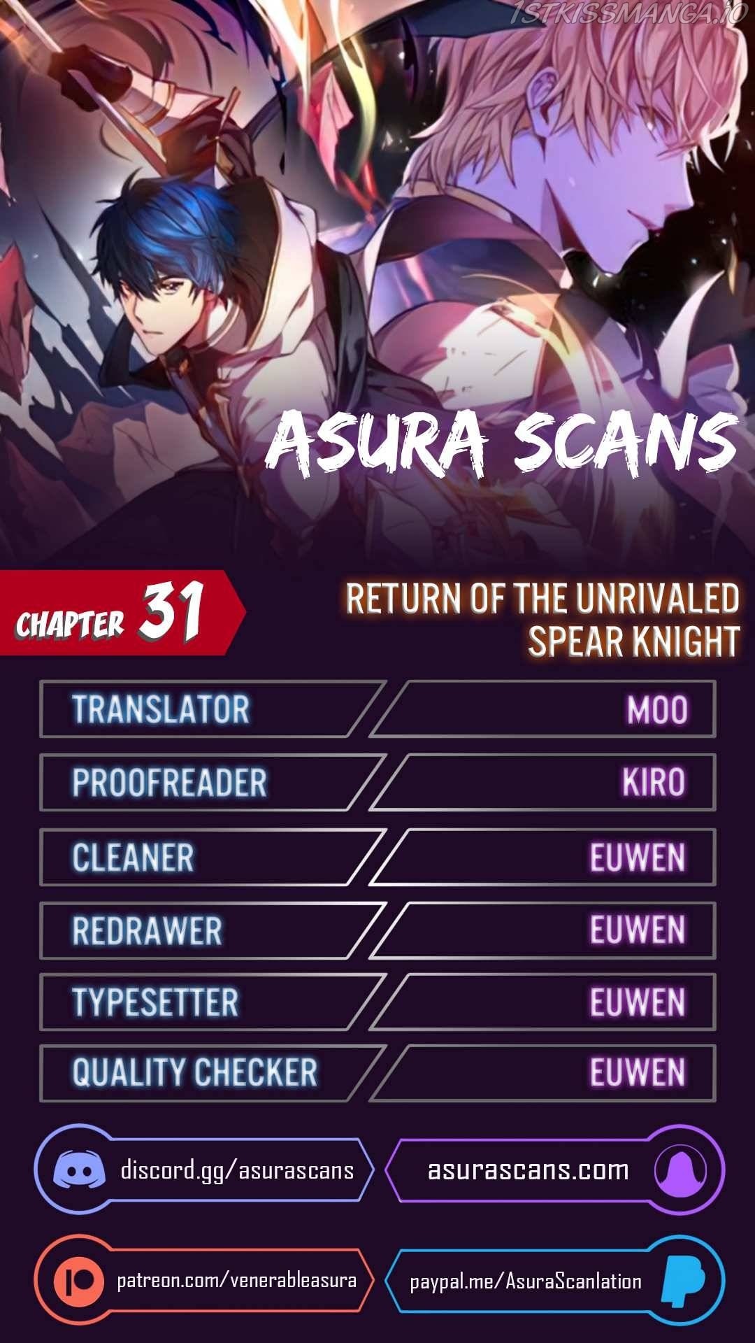 Return of the Legendary Spear Knight chapter 31 - page 1