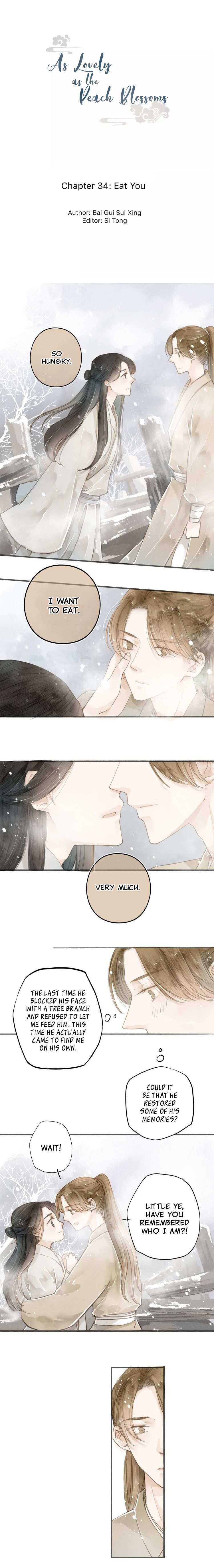 As Lovely as the Peach Blossoms chapter 34 - page 1
