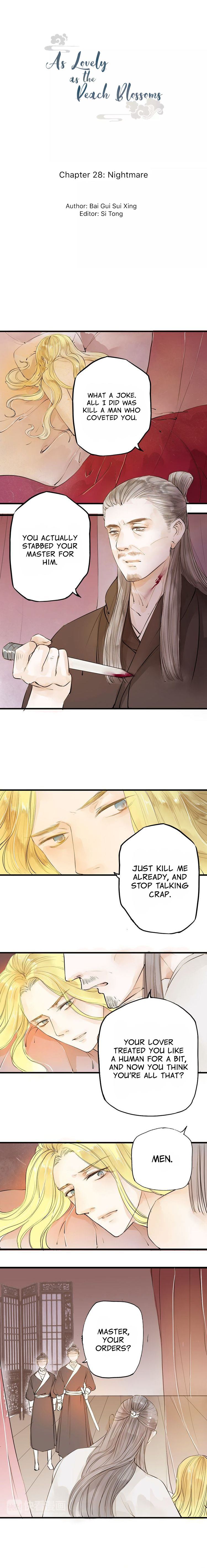 As Lovely as the Peach Blossoms chapter 28 - page 1