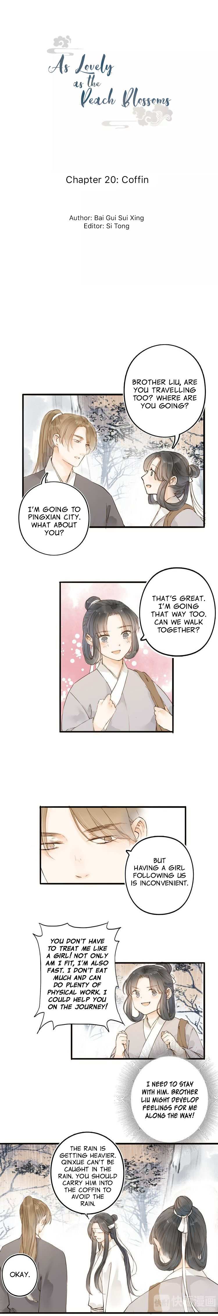As Lovely as the Peach Blossoms chapter 20 - page 1