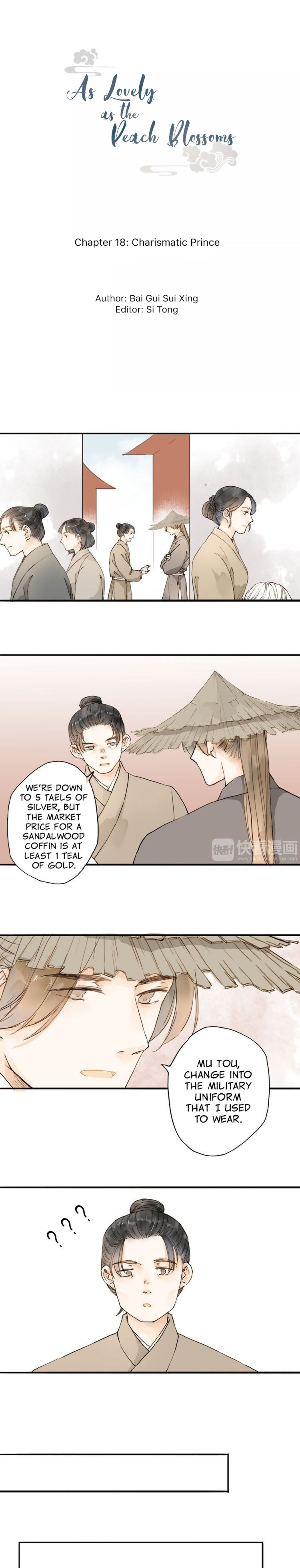 As Lovely as the Peach Blossoms chapter 18 - page 1