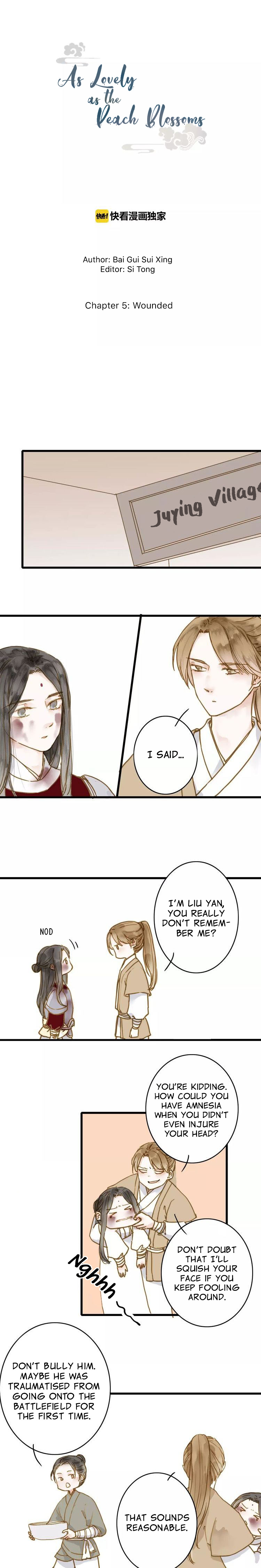 As Lovely as the Peach Blossoms chapter 5 - page 1