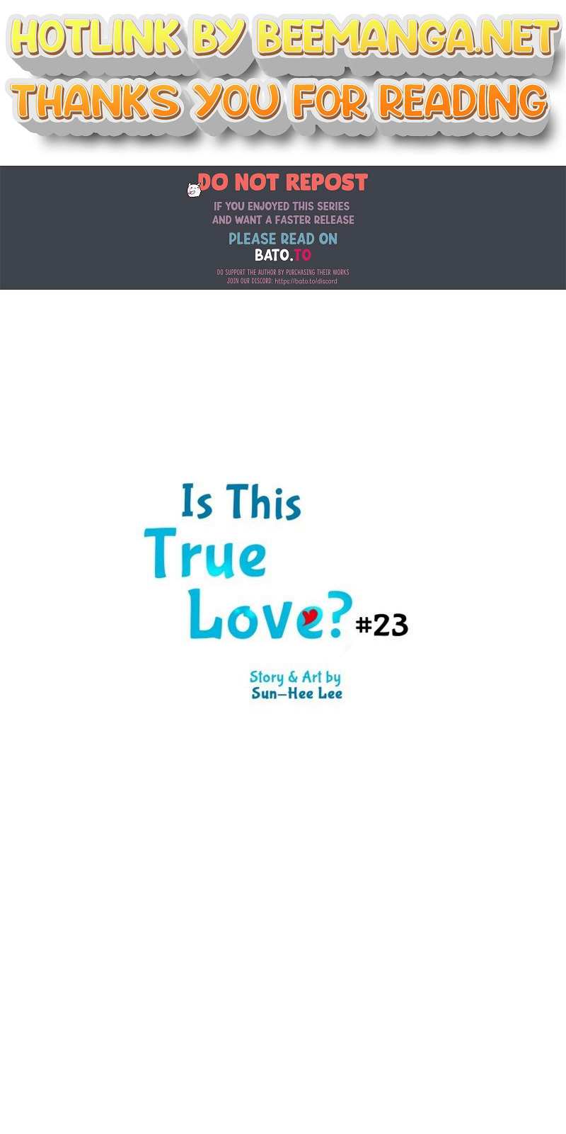 Is This True Love? Chapter 23 - page 1