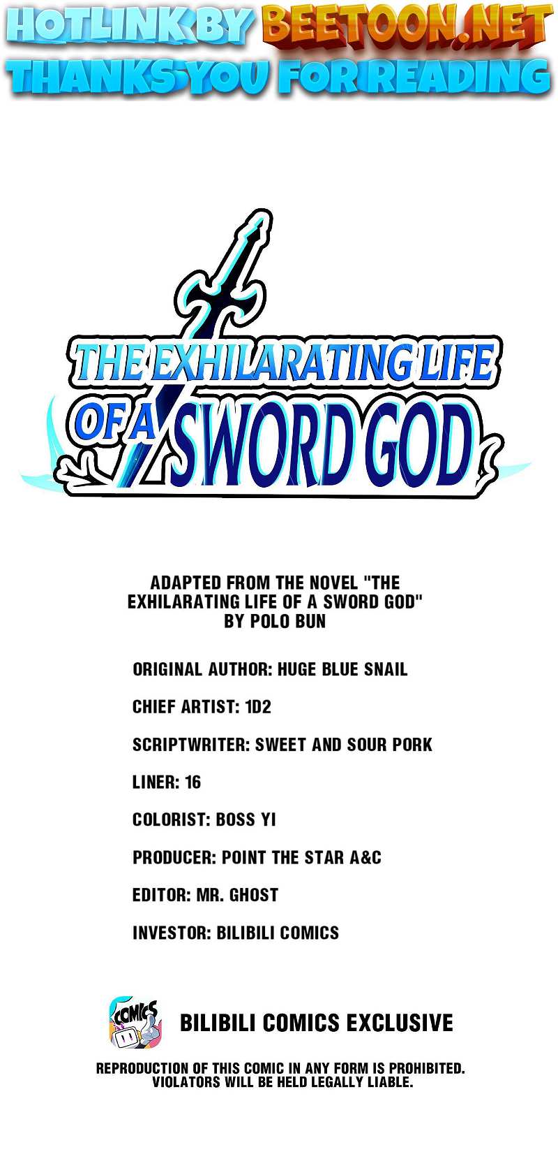 Sword God’s Life Is Not That Boring Chapter 60 - page 1